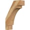Ekena Millwork 6"W x 16"D x 24"H Merced Rough Sawn Knee Brace, Western Red Cedar BRC06X16X24MRC00RWR - alternate 1